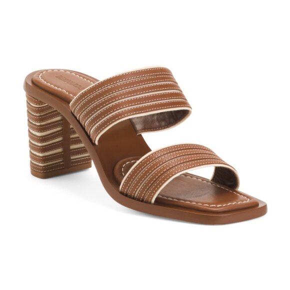 BERNARDO 1946 Shoes - BERNARDO 1946 Made In Brazil Leather Bari Heeled Sandals